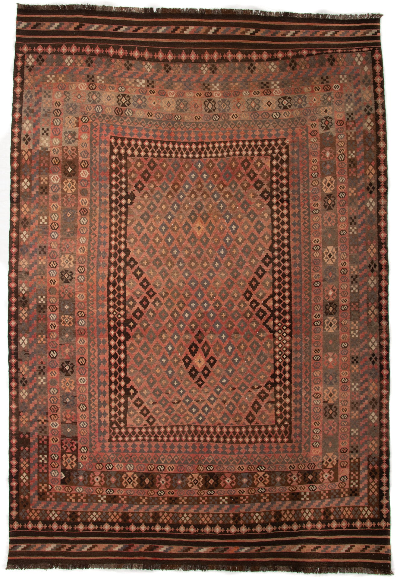Antique Afghan Kilim Rug