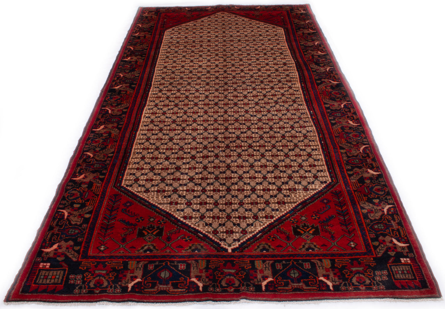 Semi-Antique Persian Hamadan Rug