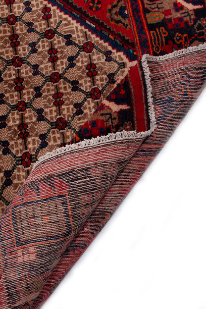 Semi-Antique Persian Hamadan Rug