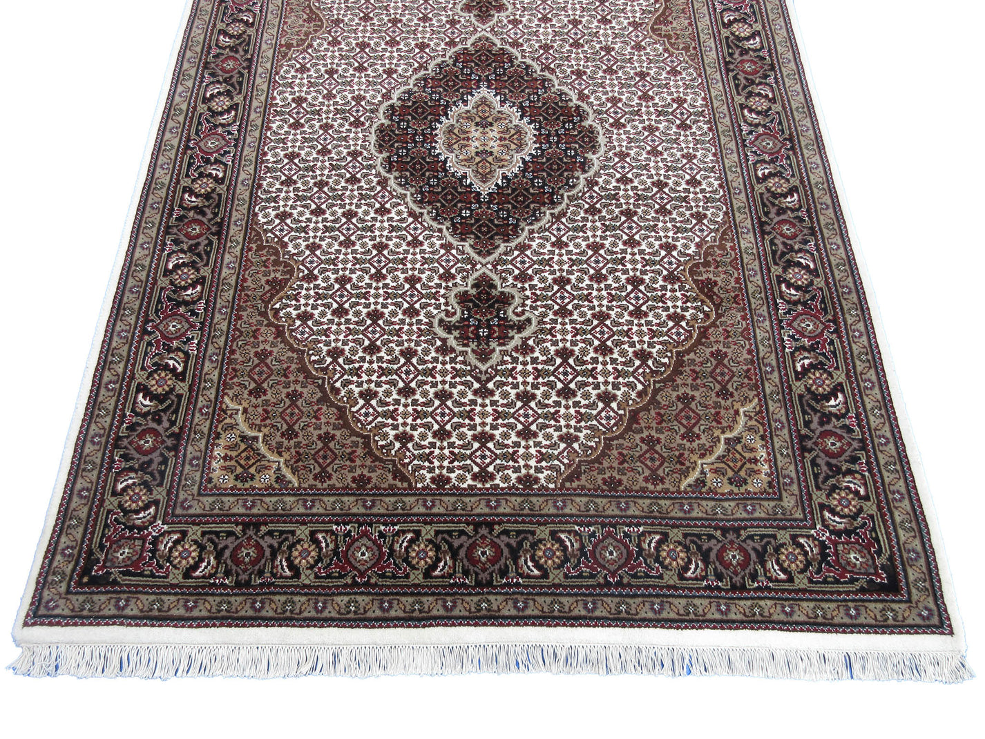 Indian Mahi Tabriz Rug - 212 x 150cm - Ref: 3436 – Little-Persia