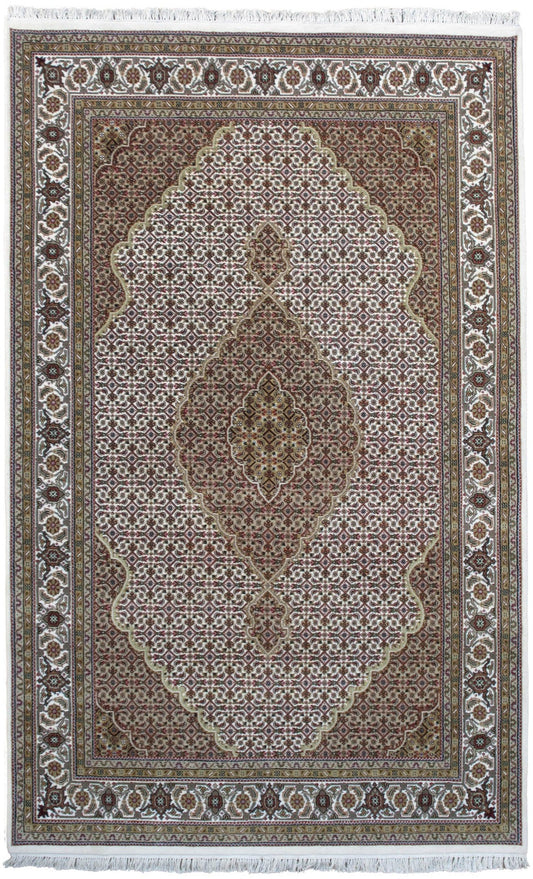 Indian Mahi Tabriz Rug