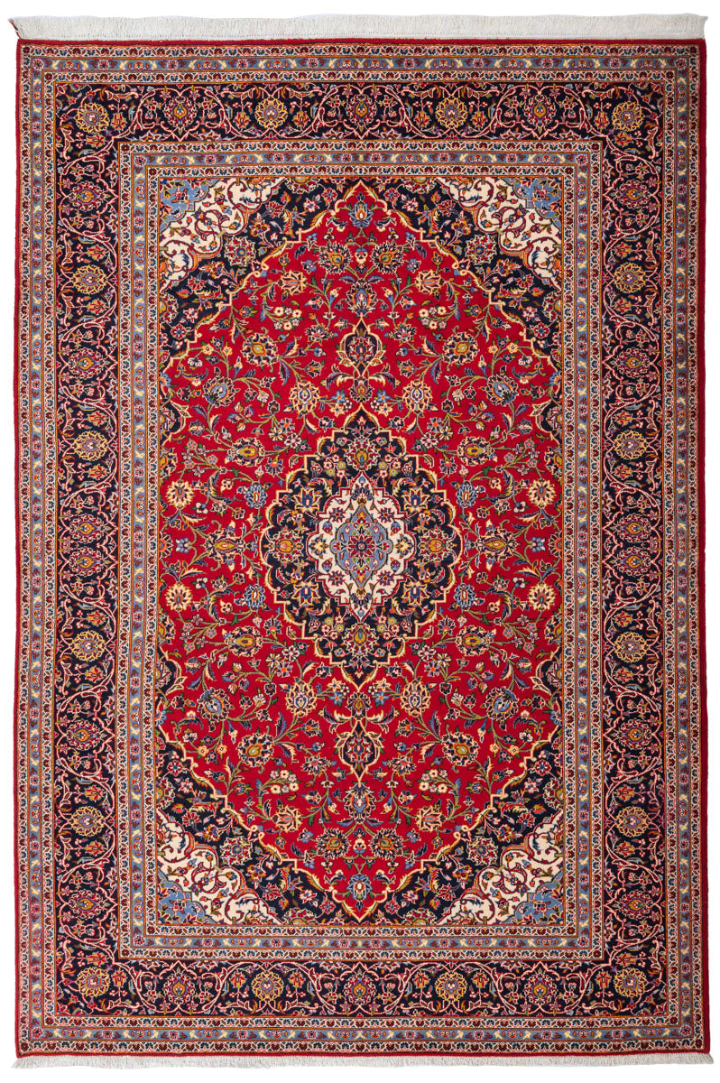 Hand-Knotted Persian Kashan Rug | 335 x 245cm | Ref: LP3484 – Little-Persia