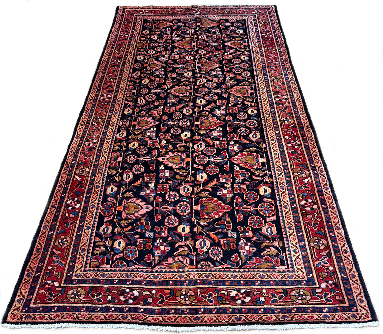 Semi-Antique Persian Nanaj Rug