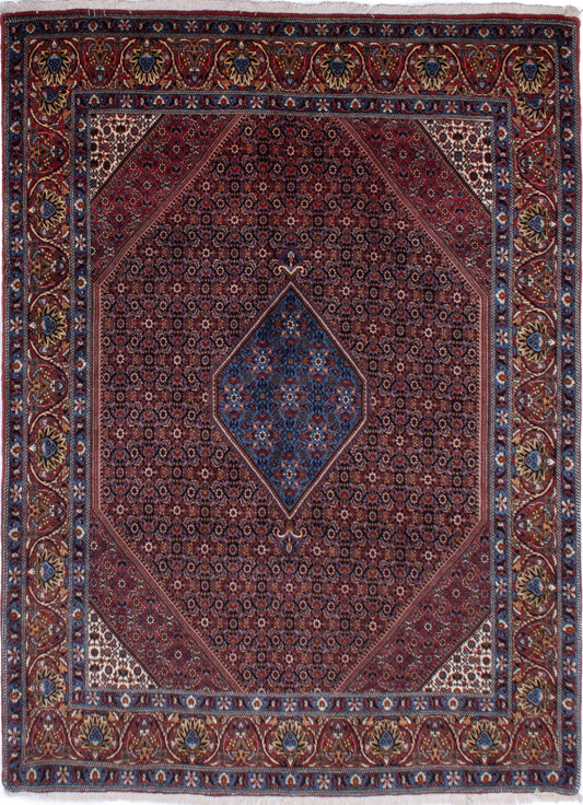 Persian Tekab Bijar Kork Wool & Silk Rug