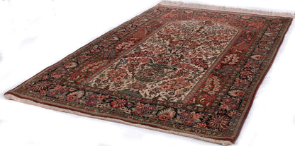 Persian Silk Qom Rug