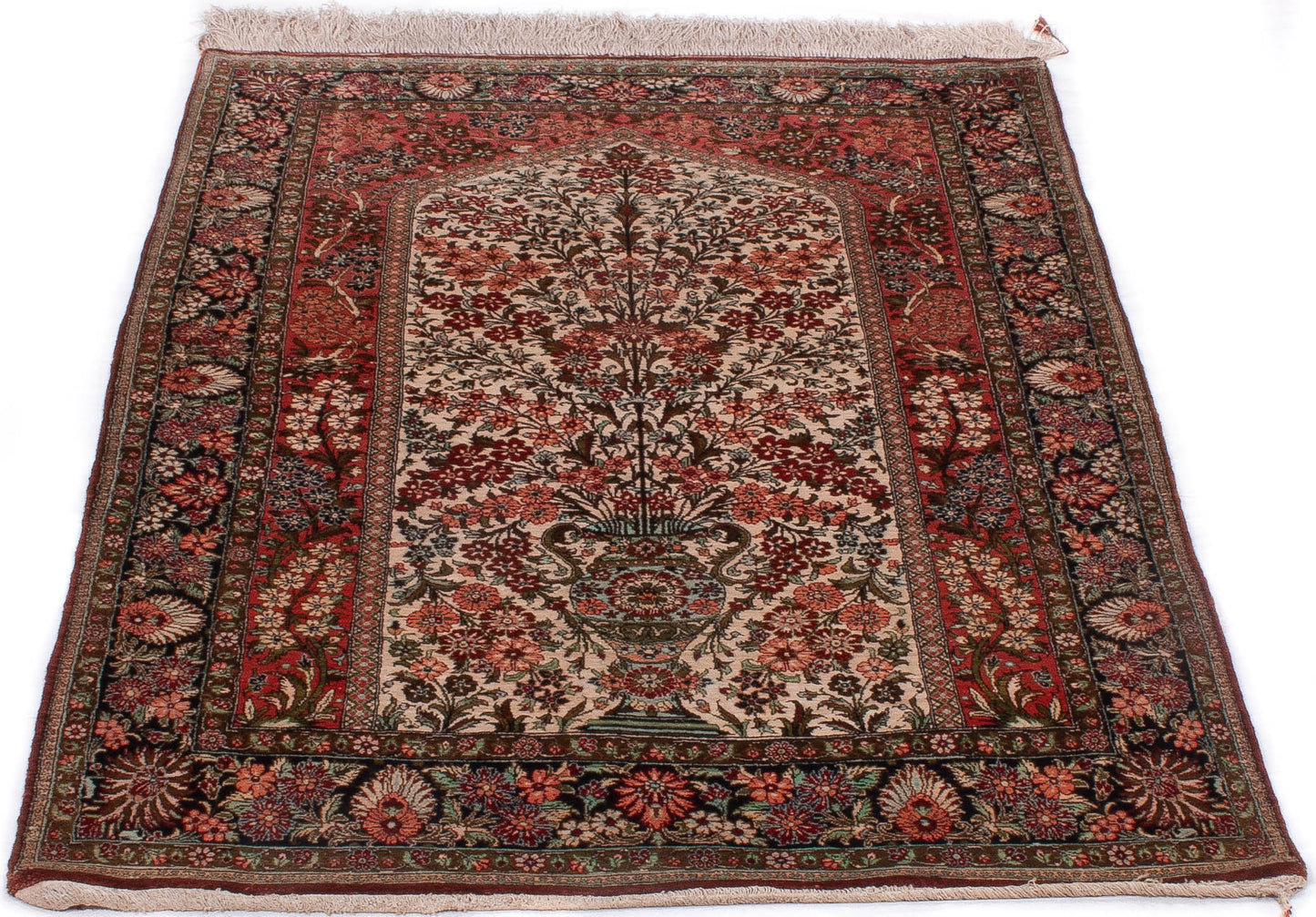 Persian Silk Qom Rug