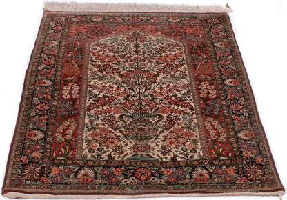 Persian Silk Qom Rug