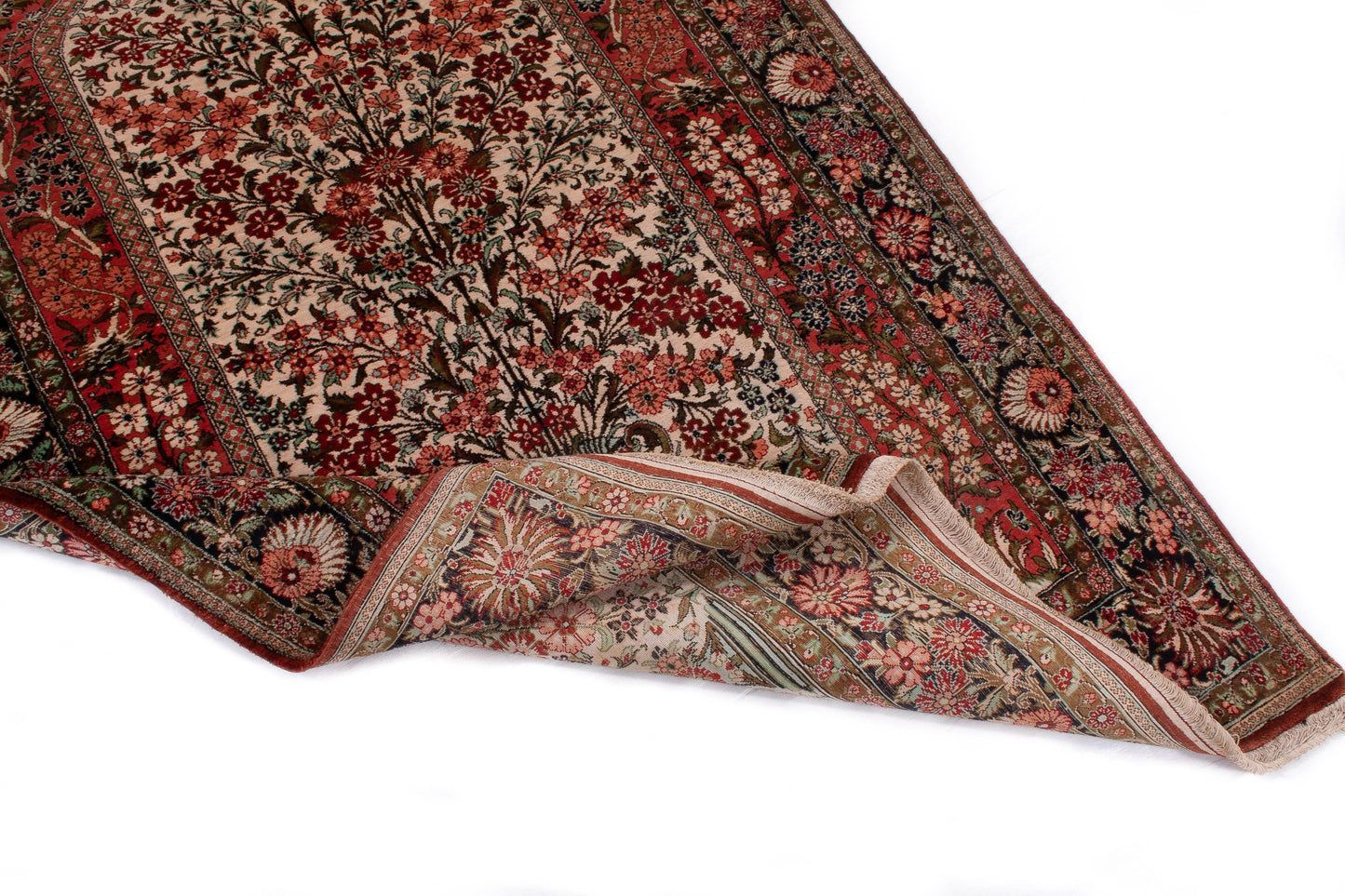 Persian Silk Qom Rug