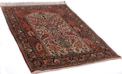 Persian Silk Qom Rug