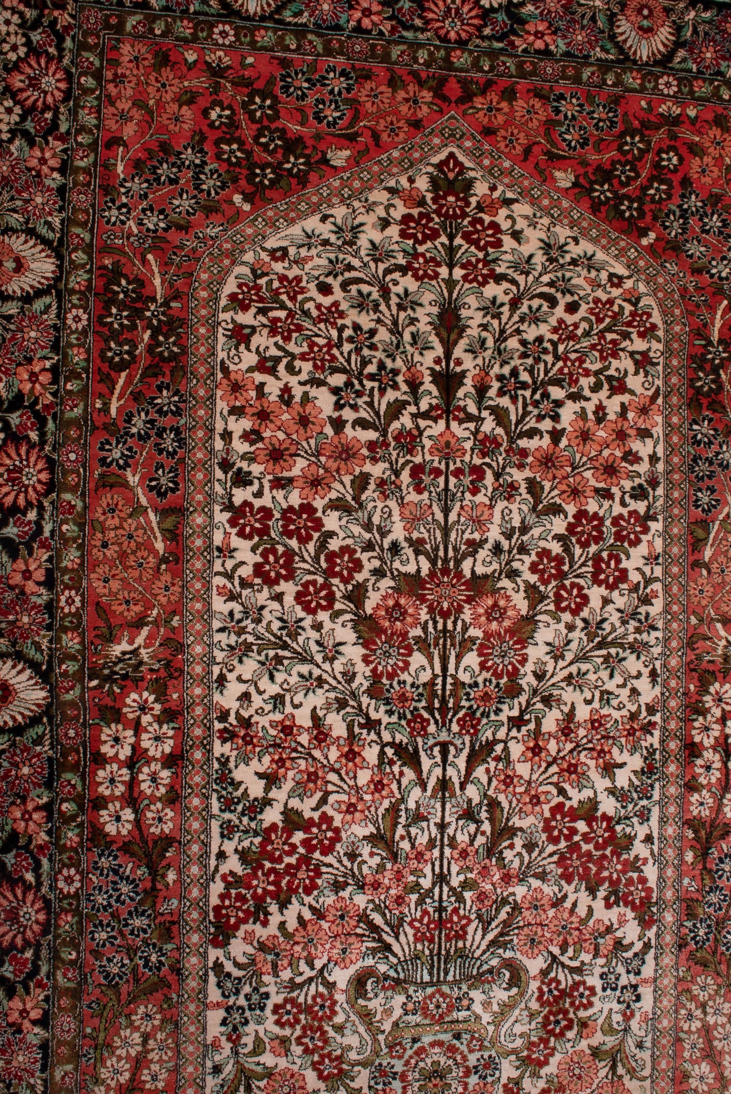 Persian Silk Qom Rug