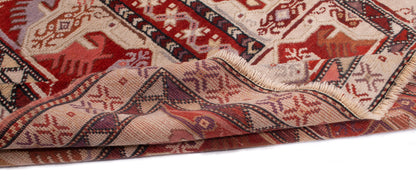 Semi-Antique Turkish Milas Rug