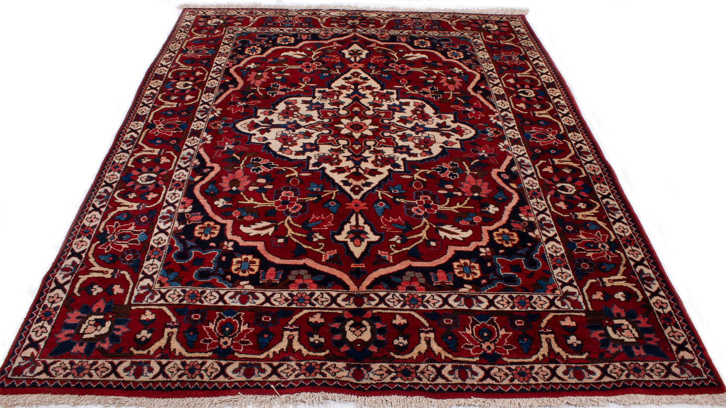 Semi Antique Persian Bakhtiari Rug