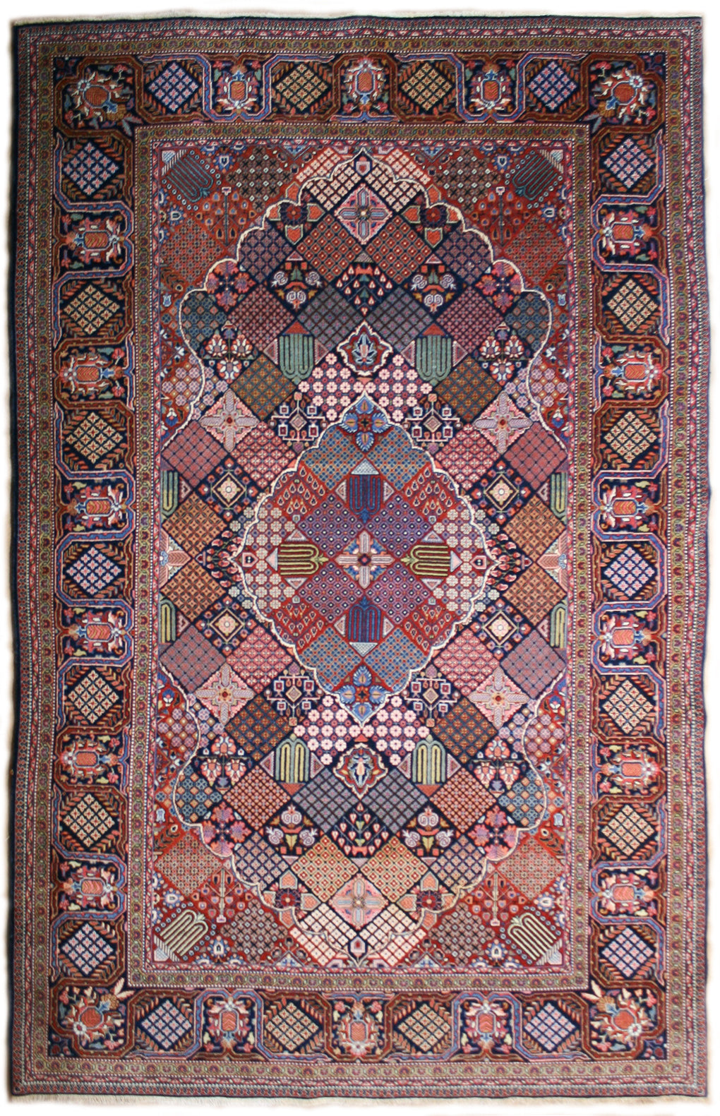Semi-Antique Persian Meymeh Rug