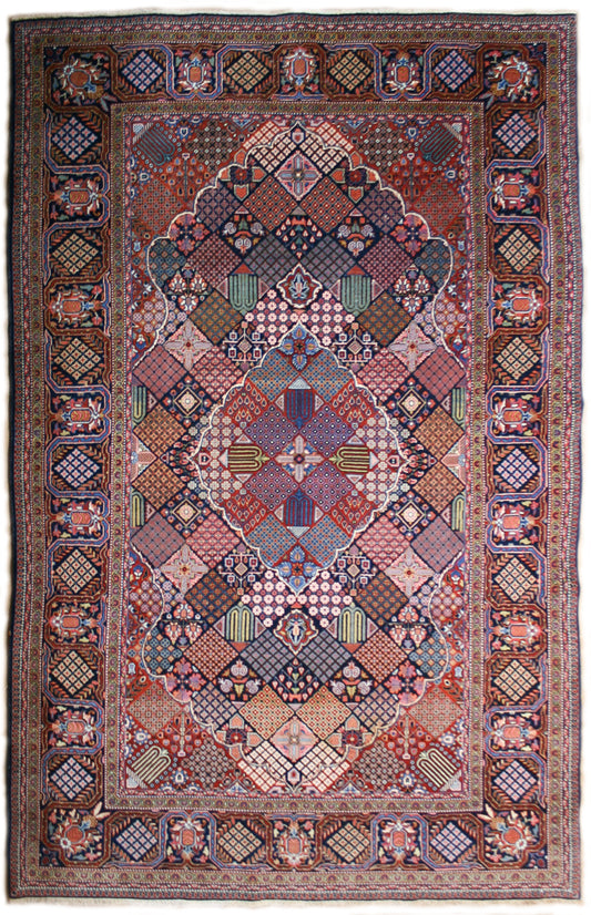 Semi-Antique Persian Meymeh Rug