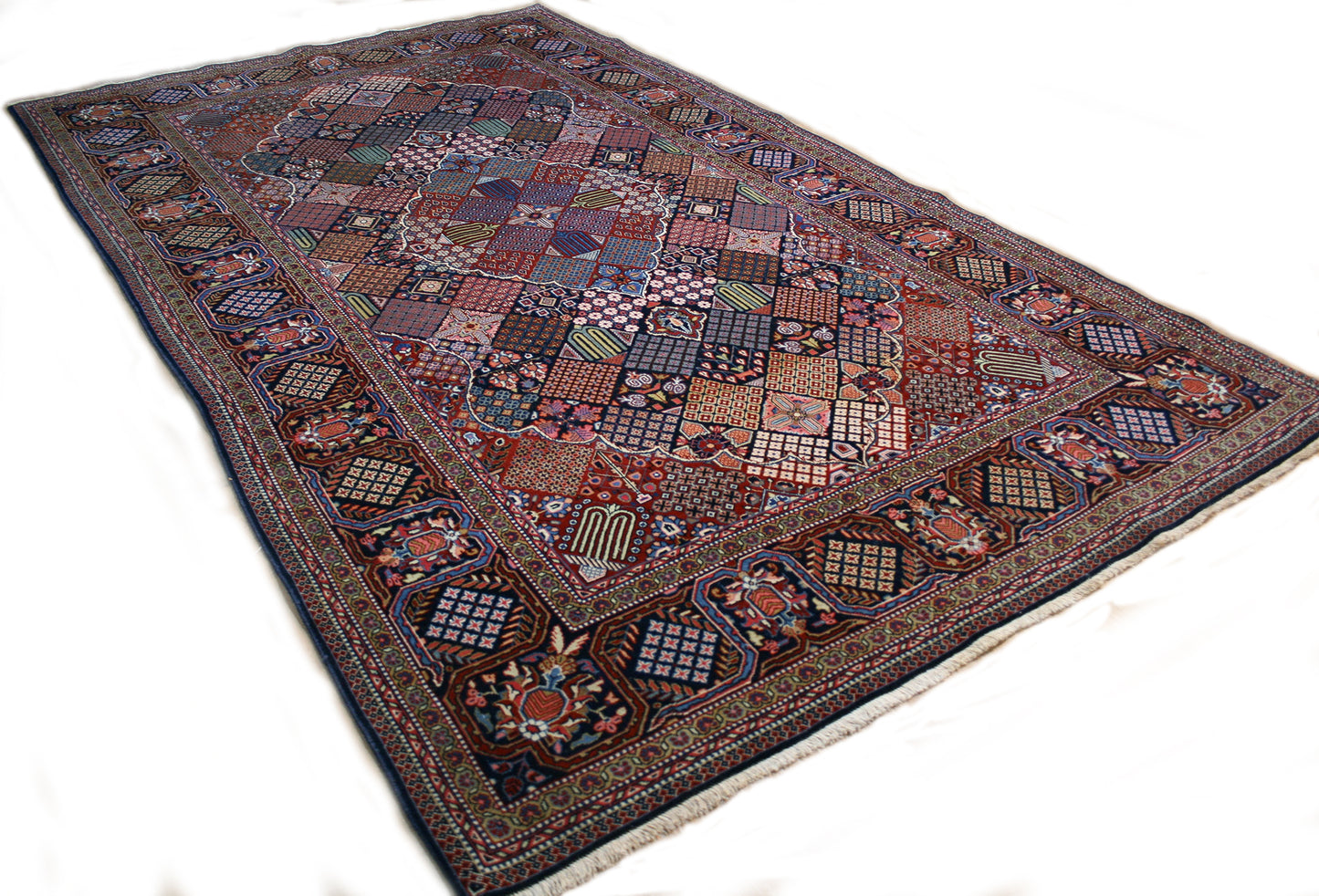 Semi-Antique Persian Meymeh Rug