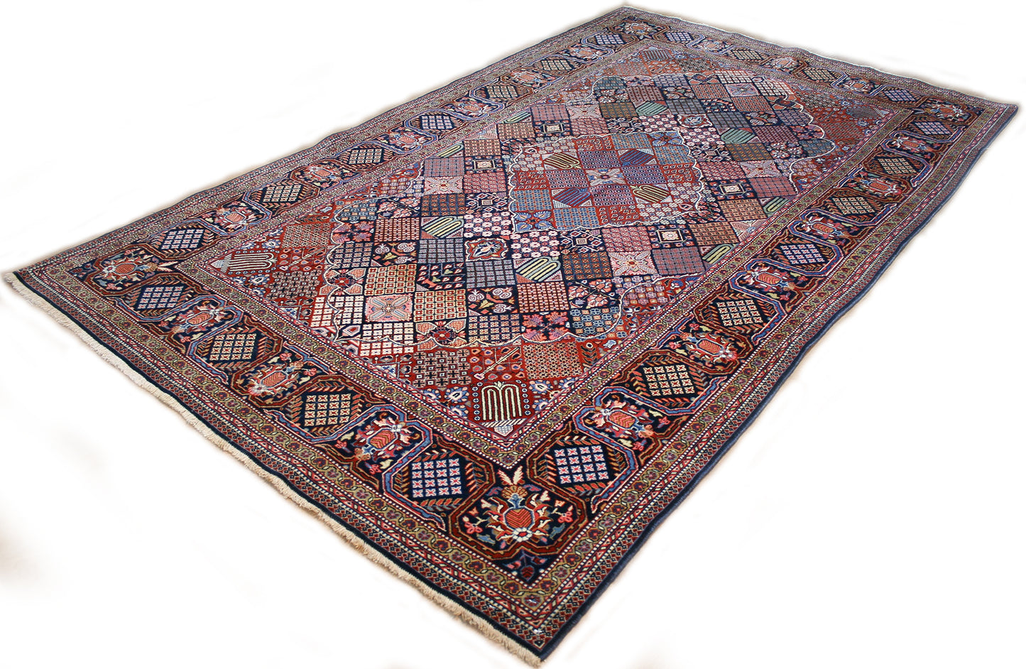 Semi-Antique Persian Meymeh Rug