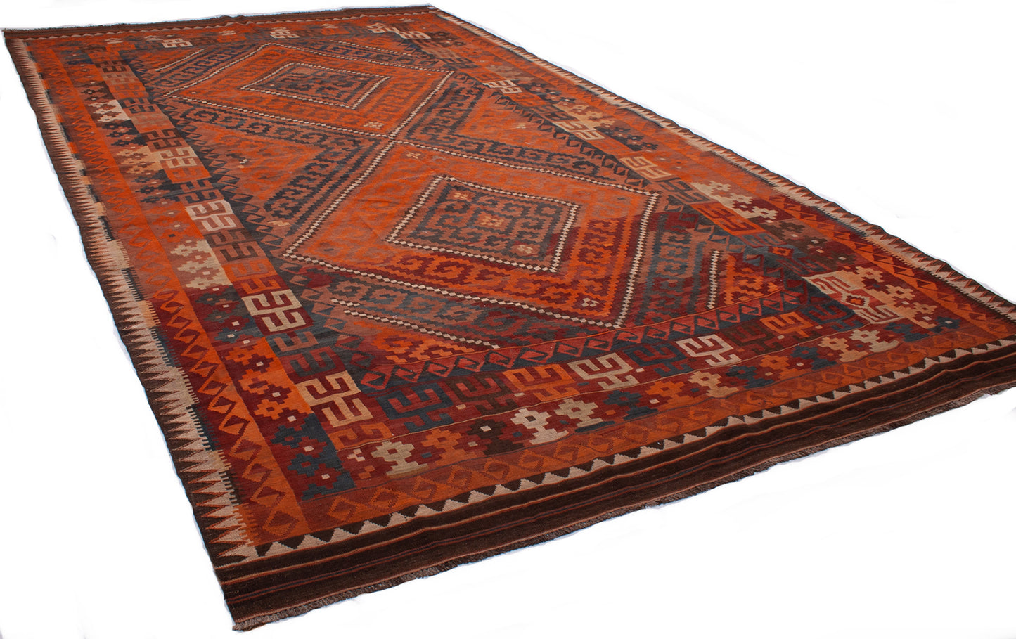 Antique Afghan Kilim Rug