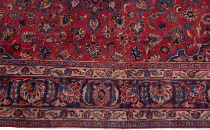 Semi-Antique Persian Mashad Rug