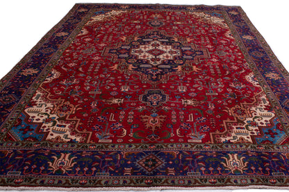 Semi-Antique Persian Tabriz Rug