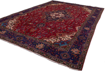 Semi-Antique Persian Tabriz Rug
