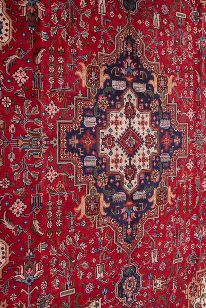 Semi-Antique Persian Tabriz Rug