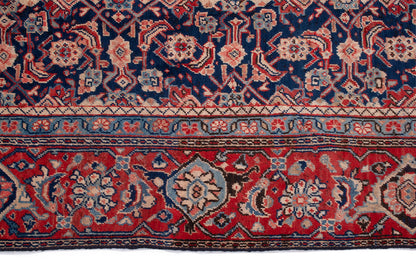 Semi-Antique Persian Mashad Rug