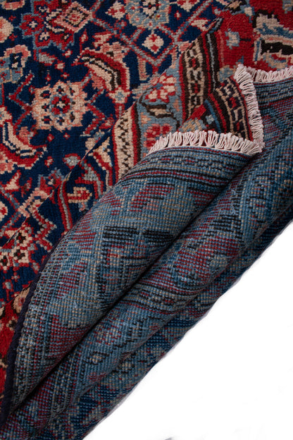 Semi-Antique Persian Mashad Rug