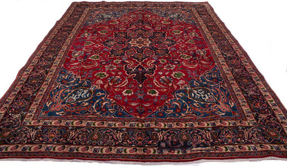 Semi-Antique Persian Mashad Rug