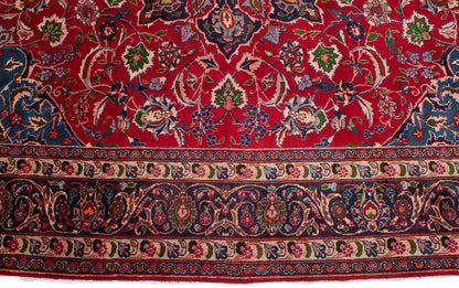 Semi-Antique Persian Mashad Rug
