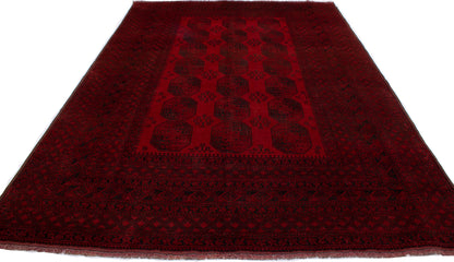 Antique Afghan Aqcha Rug