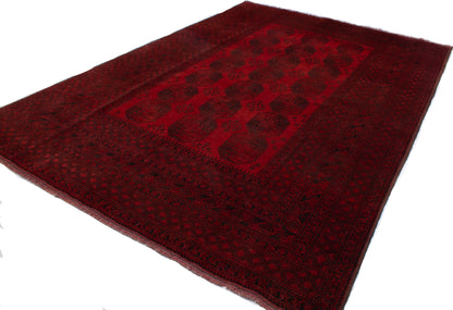 Antique Afghan Aqcha Rug
