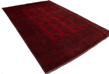 Antique Afghan Aqcha Rug