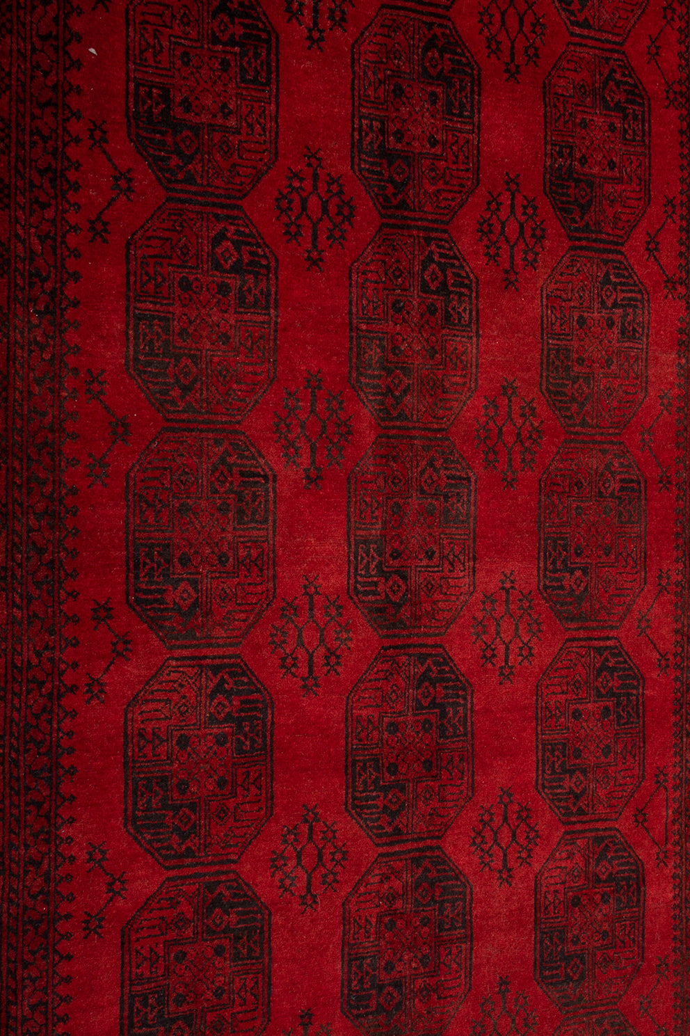 Antique Afghan Aqcha Rug