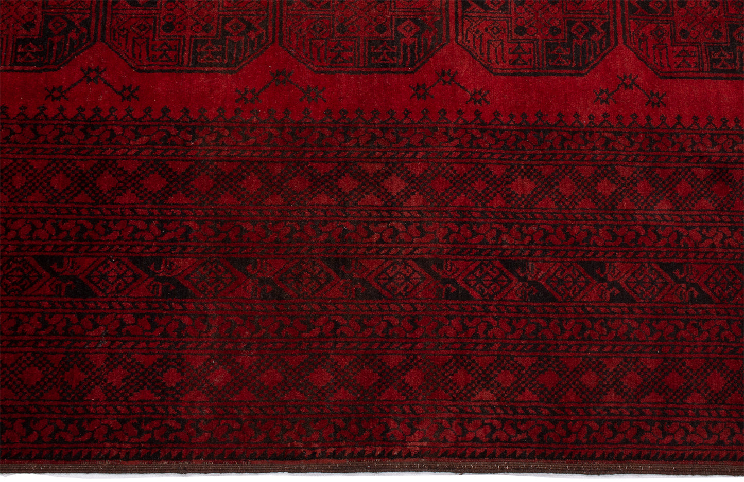 Antique Afghan Aqcha Rug