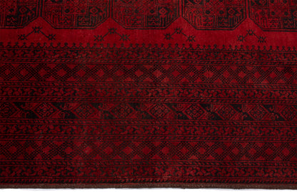 Antique Afghan Aqcha Rug
