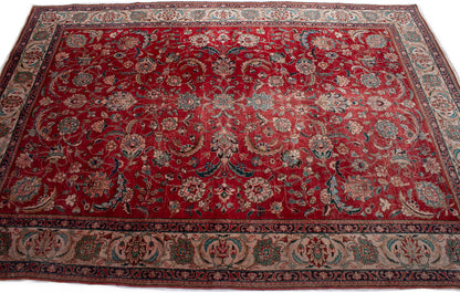 Semi-Antique Persian Tabriz Rug
