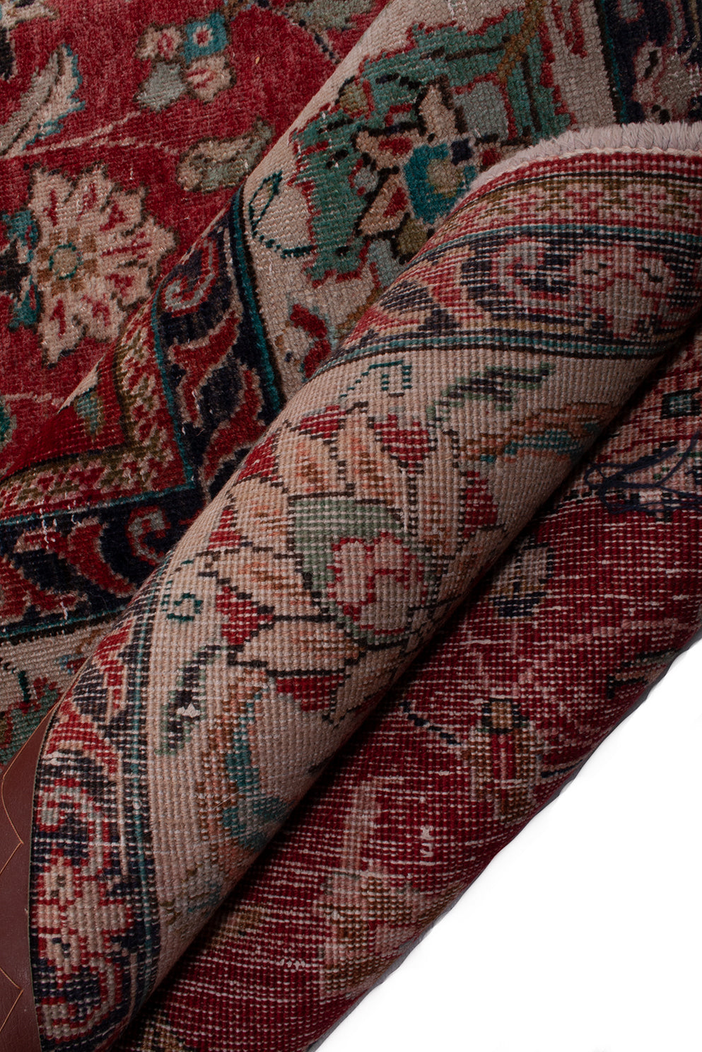 Semi-Antique Persian Tabriz Rug
