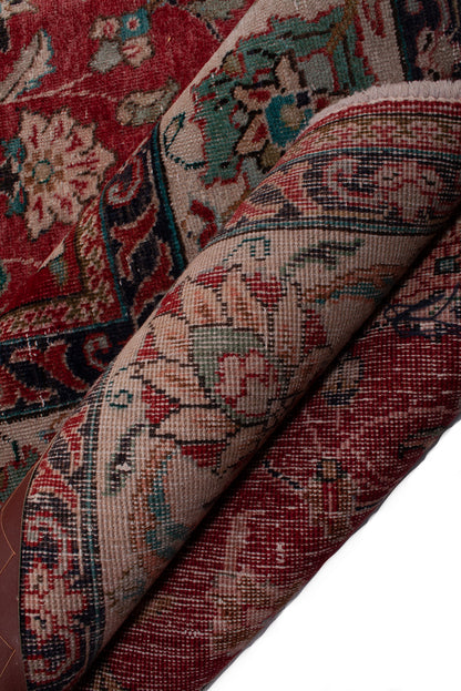 Semi-Antique Persian Tabriz Rug