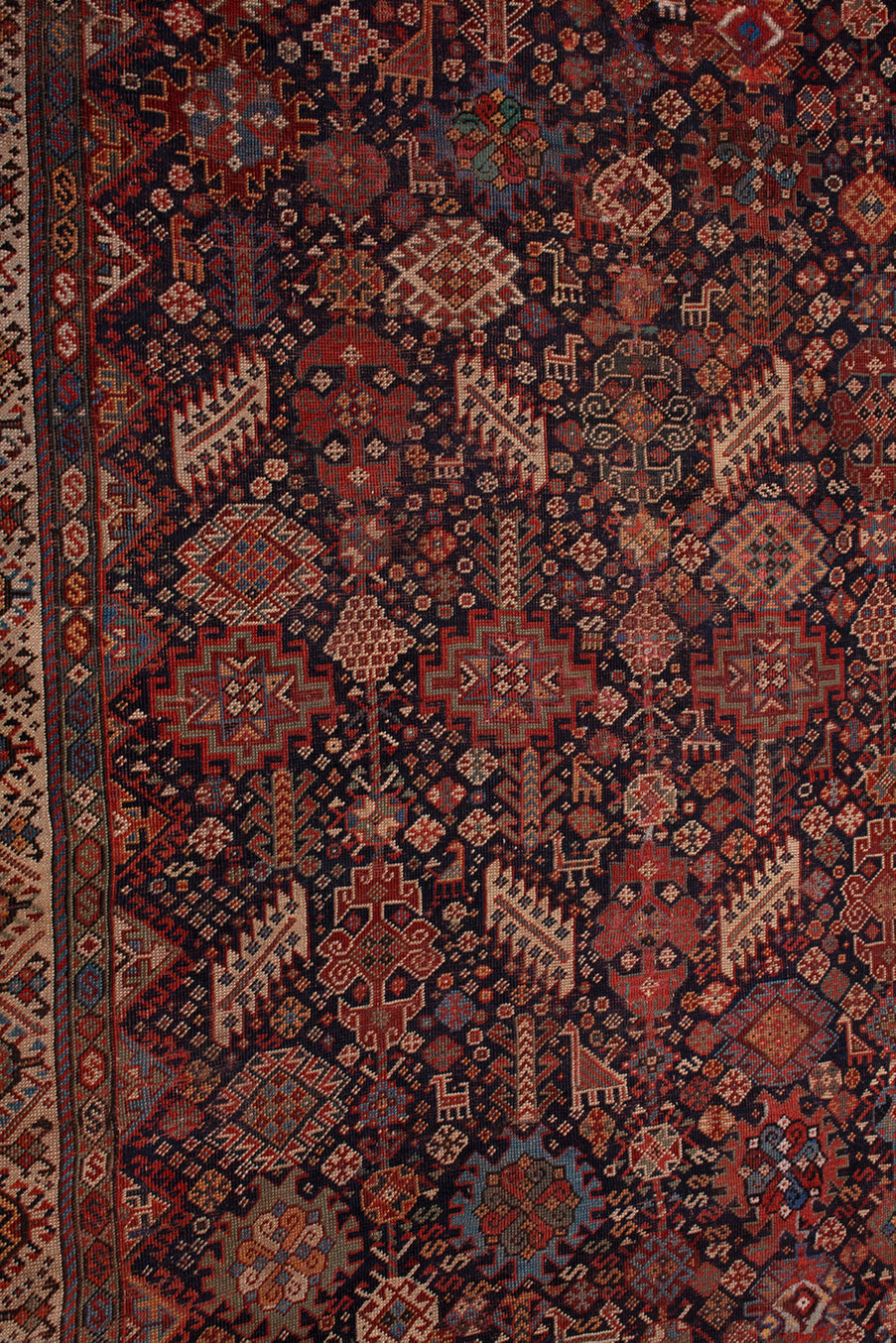 Antique Persian Shiraz Rug