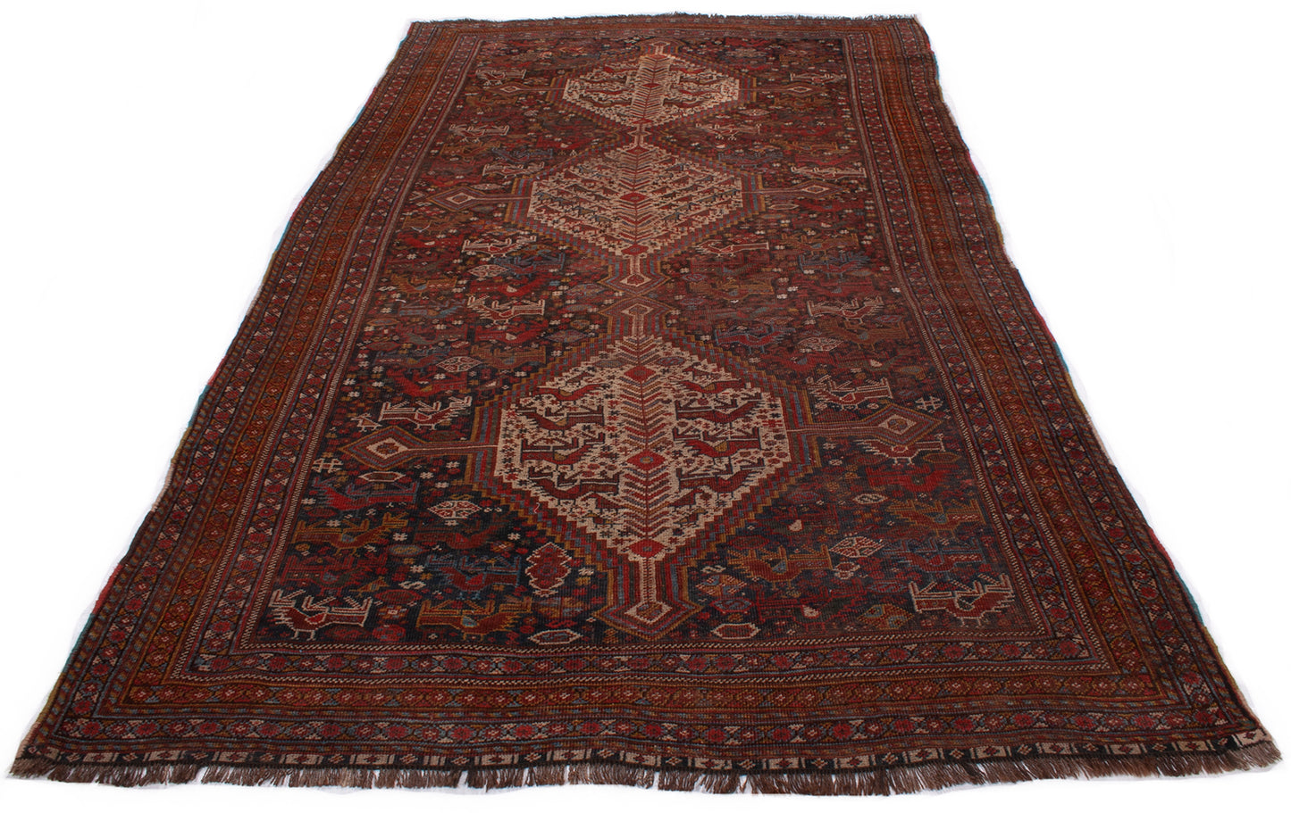 Antique Persian Shiraz Rug