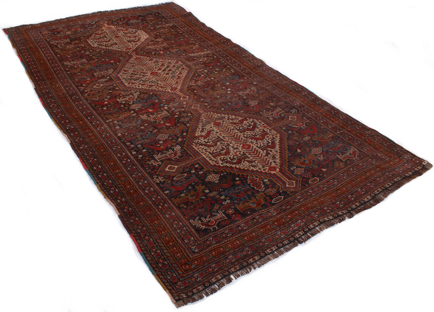 Antique Persian Shiraz Rug