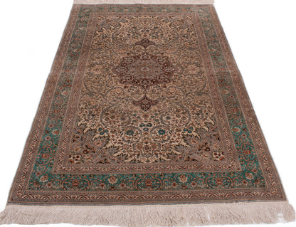 Turkish Hereke Silk Rug