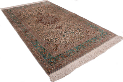 Turkish Hereke Silk Rug