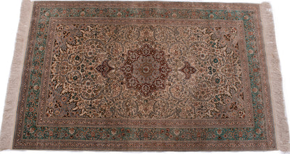 Turkish Hereke Silk Rug