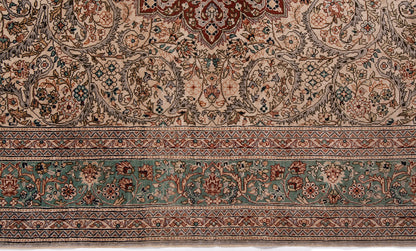 Turkish Hereke Silk Rug