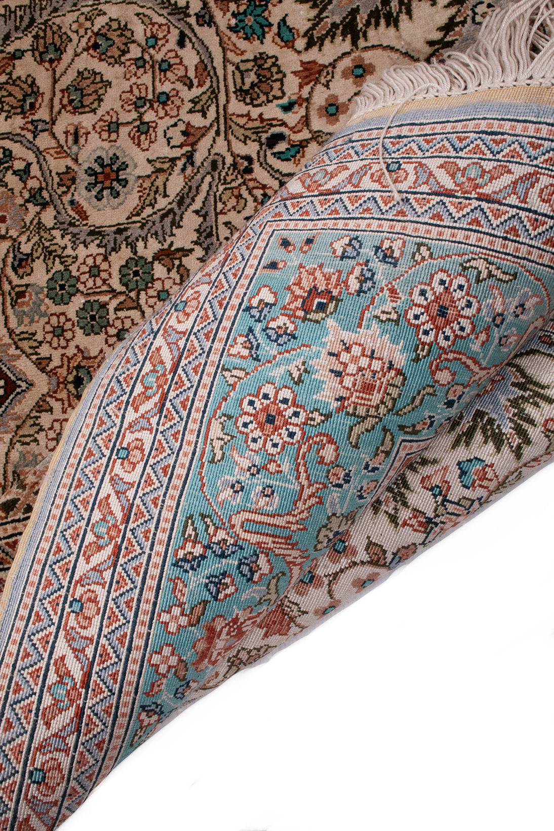 Turkish Hereke Silk Rug