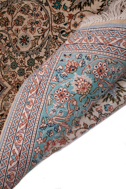 Turkish Hereke Silk Rug