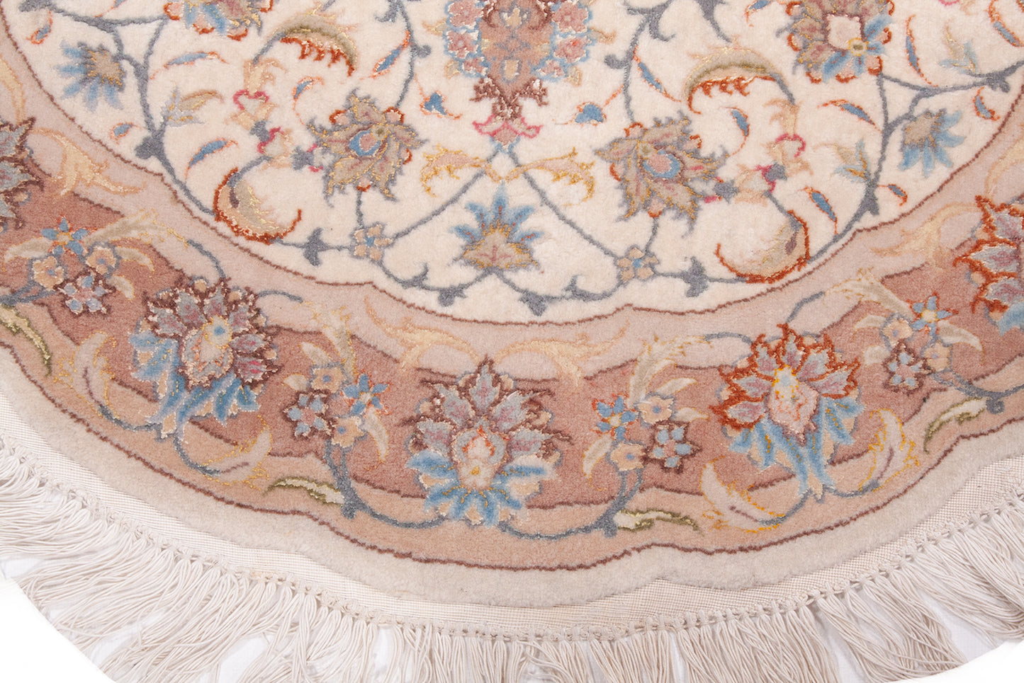 Persian Tabriz Round Rug