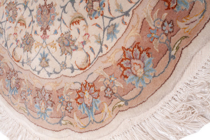 Persian Tabriz Round Rug