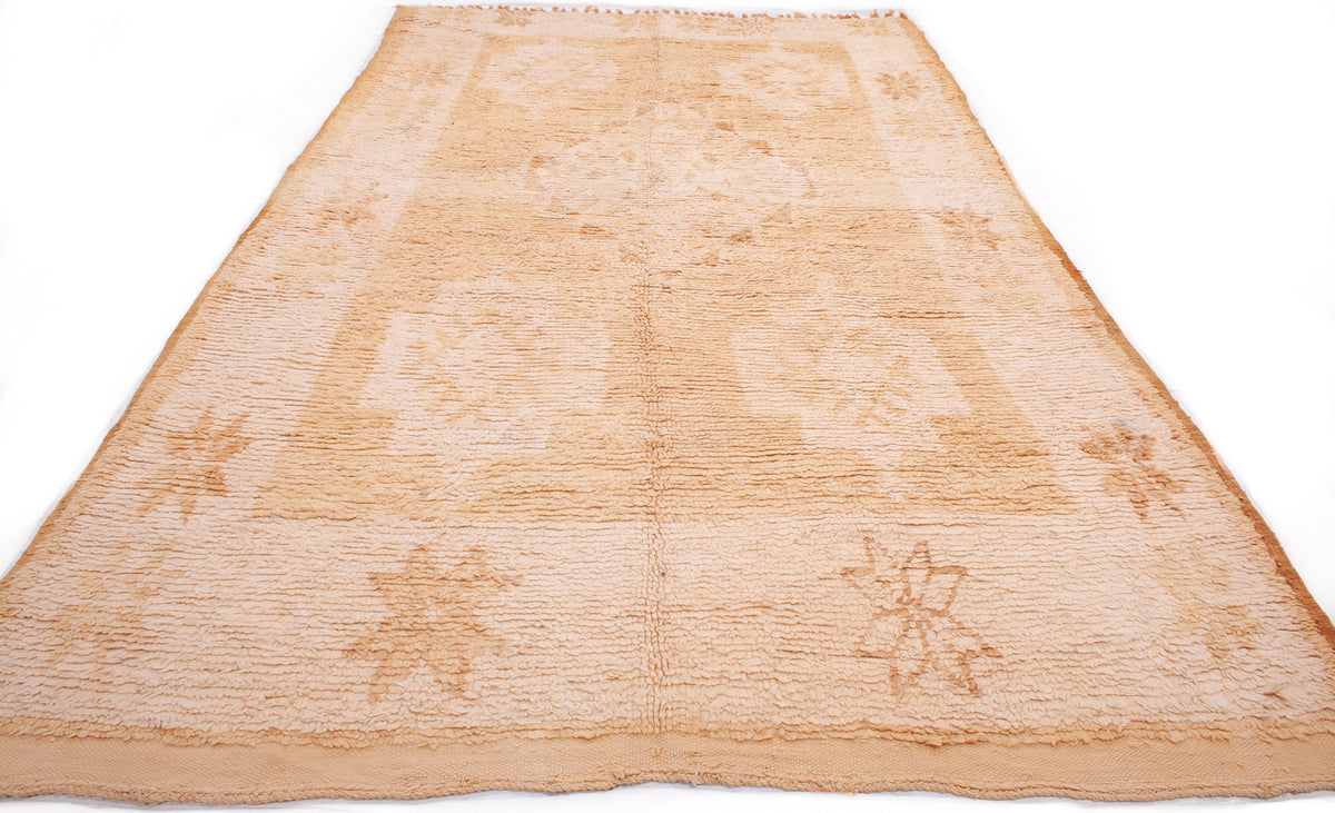Semi-Antique Moroccan Beni M'Guild Rug
